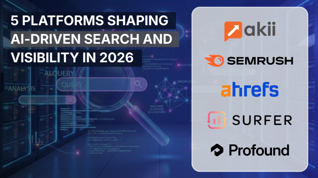 5 Platforms Shaping AI-Driven Search and Visibility in 2026